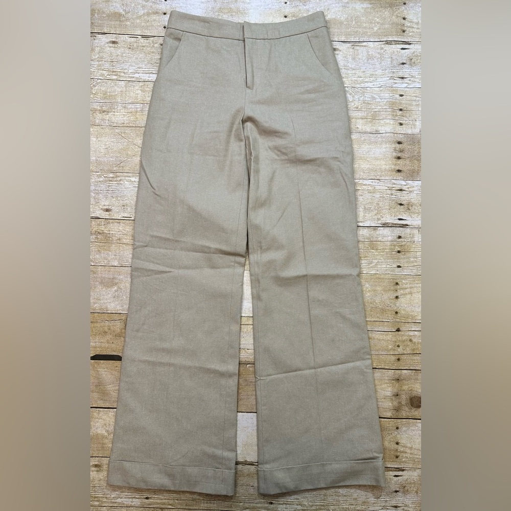 AYA MUSE Beige Cotton Trousers